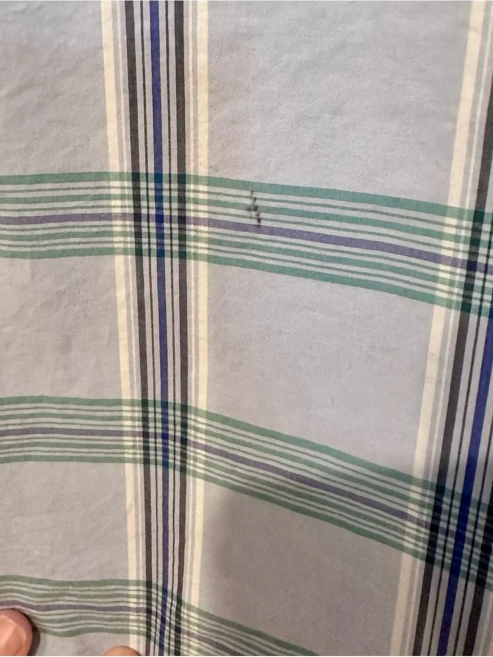 Banana Republic Grant Slim-Fit Luxe Poplin Plaid Shirt XL 100% Cotton